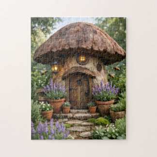 Paddenstoelenhuis Legpuzzel