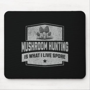 Paddenstoelenjacht is wat ik leef Spore - Fun More Muismat