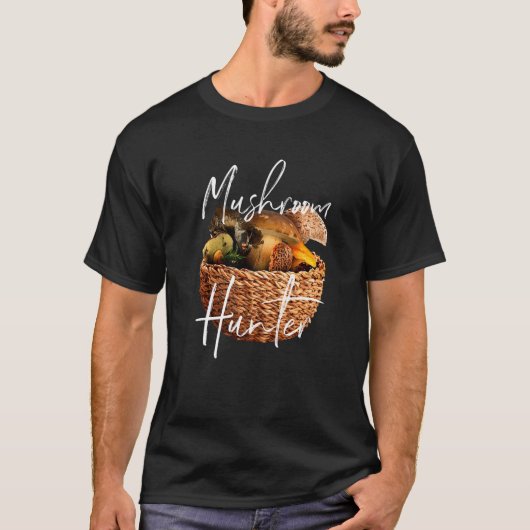 paddenstoelenjacht met morel Hunter Myc T-shirt (Voorkant)