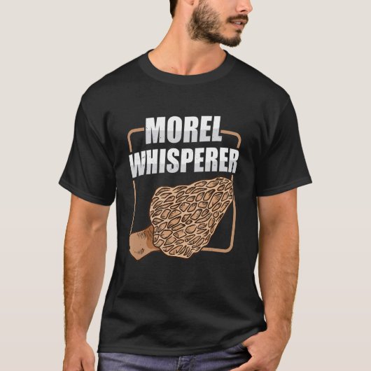 paddenstoelenjacht met morel Hunter Myc T-shirt (Voorkant)