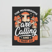 Paddenstoelenjager De Paddenstoelen Roepen Kaart (Staand voorkant)