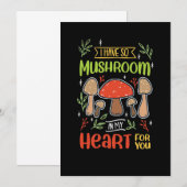 paddenstoelenjager die ik heb in mijn hart bedankkaart (Voorkant / Achterkant)