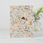 Paddenstoelenjager Mid Century Paddenstoelen Kaart (Staand voorkant)