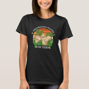 Paddenstoelenjager plukker paddenstoelen plukken t t-shirt