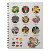 Paddenstoelenjournaal met foto's eetbaar notitieboek (Voorkant)