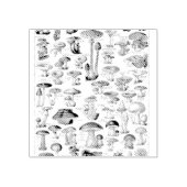  paddenstoelenkaart Fungus Art Illustratie Rubberstempel (Afrduk)