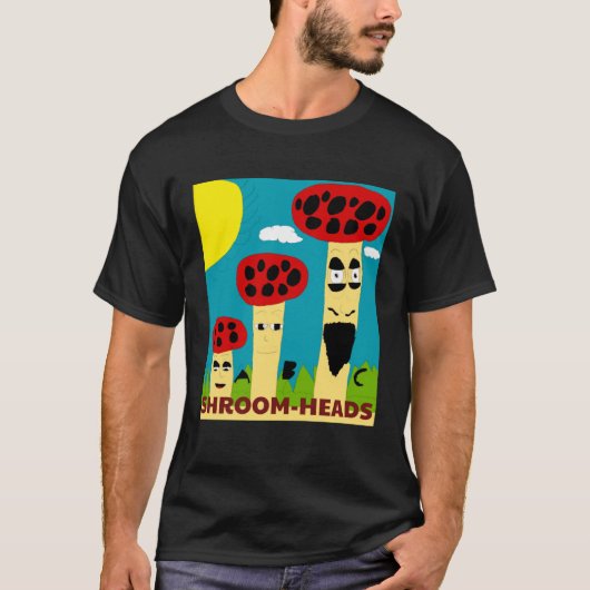 PADDENSTOELENKOPPEN T-SHIRT (Voorkant)