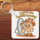 paddenstoelenliefde sleutelhanger (Voorkant)