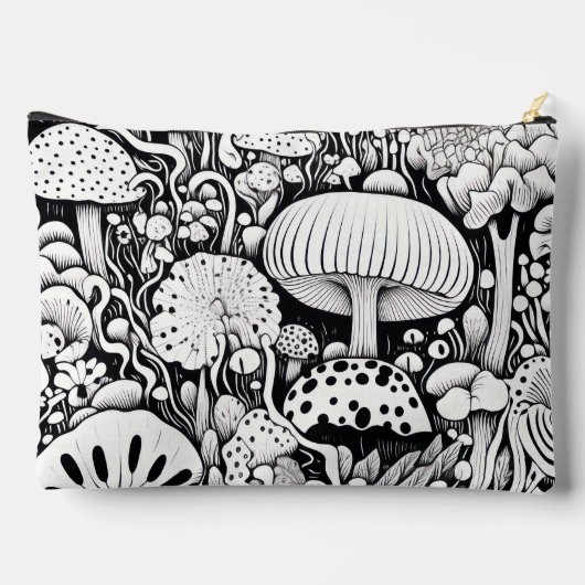 Paddenstoelenlijntekening Etui (Achterkant)