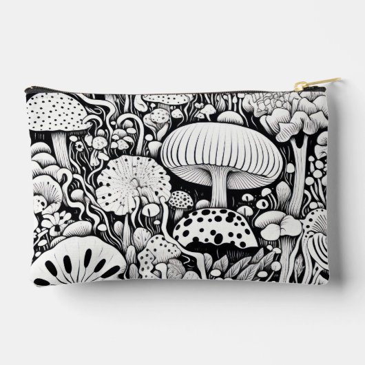 Paddenstoelenlijntekening Etui (Achterkant)