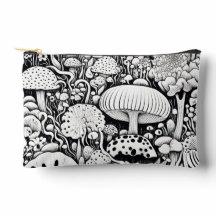 Paddenstoelenlijntekening