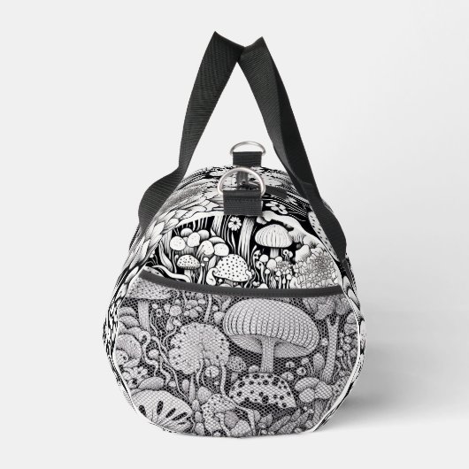 Paddenstoelenlijntekening Plunjezak (Rechts)