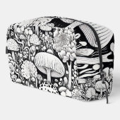 Paddenstoelenlijntekening Toilettasje (Rechterhoek)