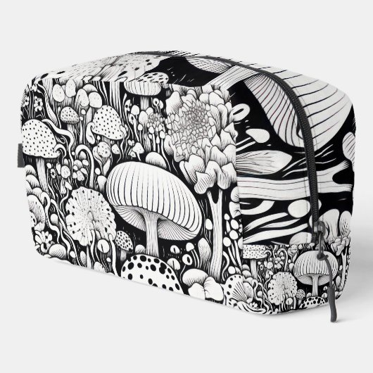 Paddenstoelenlijntekening Toilettasje (Rechterhoek)