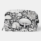 Paddenstoelenlijntekening Toilettasje (Achterkant)