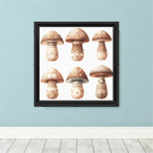 Paddenstoelenmaker Canvas Afdruk (Insitu (Houten vloer))