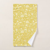 Paddenstoelenmosterdcrème Bad Handdoek (Handdoek)