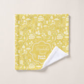 Paddenstoelenmosterdcrème Bad Handdoek (Wasdoekje)