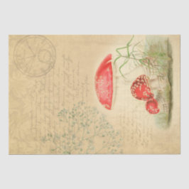  paddenstoelenontkoppelpapier - paardenhuis tissuepapier