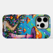 paddenstoelenpad met zonlicht Case-Mate iPhone case (Achterkant (horizontaal))