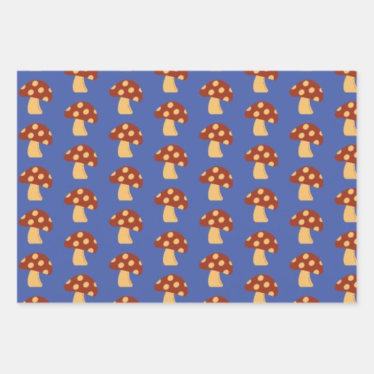 Paddenstoelenpapier Verpakking Papier Flat Sheet S Inpakpapier Vel (Voorkant 3)