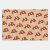 Paddenstoelenpapier Verpakking Papier Flat Sheet S Inpakpapier Vel (Voorkant 2)