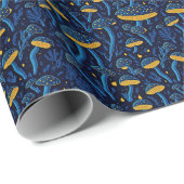 Paddenstoelenpatroon Cadeaupapier (Rol Hoek)