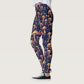 Paddenstoelenpatroon Leggings (Links)