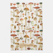 paddenstoelenpatroon theedoek (Verticaal)