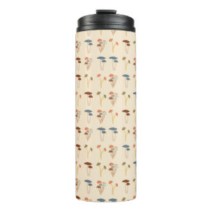 Paddenstoelenpatroon Thermosbeker