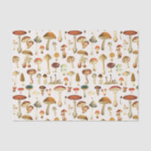  paddenstoelenpatroon tissuepapier (Voorkant)