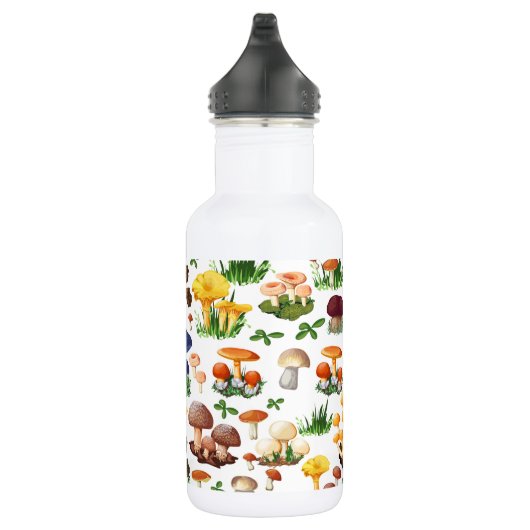 Paddenstoelenpatroon Waterfles (Rechts)