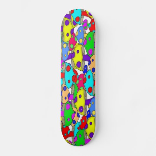 paddenstoelenplank skateboard (Voorkant)