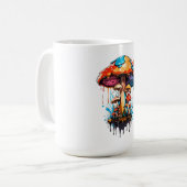 Paddenstoelenstorm Koffiemok (Voorkant links)