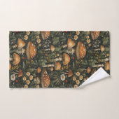  paddenstoelentuin naadloos patroon bad handdoek (Handdoek)