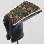 paddenstoelentuin naadloos patroon golfheadcover (3/4 voorkant)