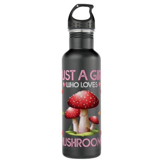 Paddenstoelenvrouwen geven gewoon een meisje dat v waterfles  (Voorkant)