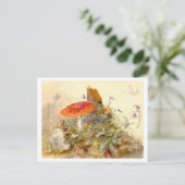  paddenstoelenweide briefkaart (Staand voorkant)