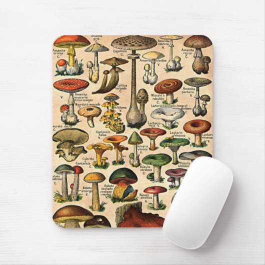  paddenstoelgids muismat (Met muis)