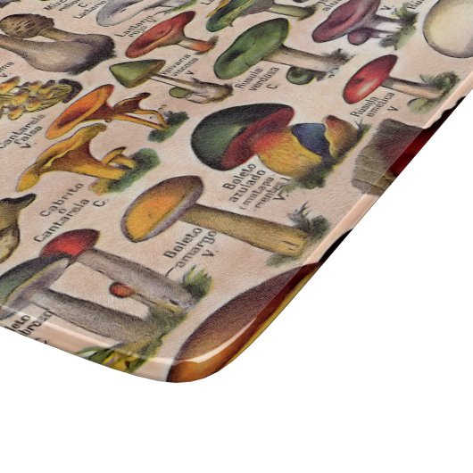  paddenstoelgids Uitsnijdbord Snijplank (Hoek)