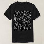Paddenstoelgothic-patroon T-shirt (Design voorkant)