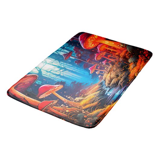 paddenstoelgrond badmat (Gekanteld)