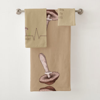 Paddenstoelhanddoeken met unieke design bad handdoek