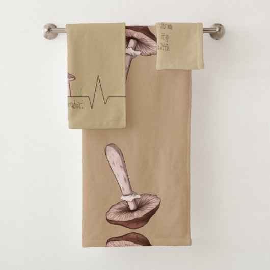 Paddenstoelhanddoeken met unieke design bad handdoek (Insitu)
