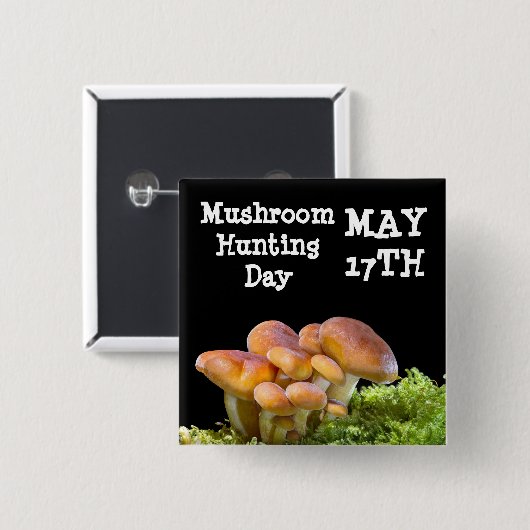 Paddenstoeljachtdag 17 mei Button (Voorkant /achterkant)