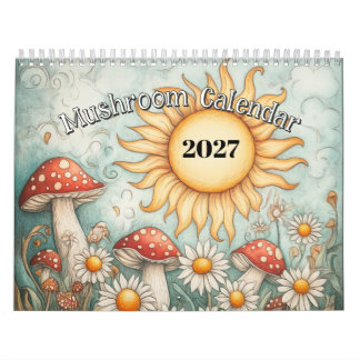 Paddenstoelkalender 2027 kalender
