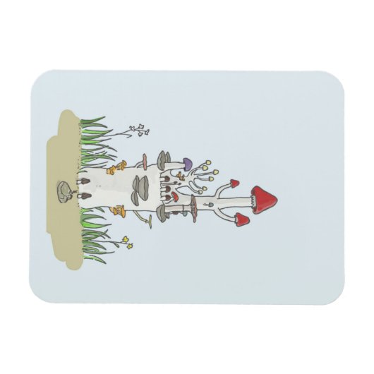 Paddenstoelkasteel Magneet (Horizontaal)