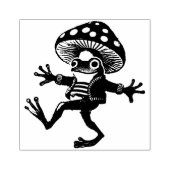 paddenstoelkikker rubberstempel (Afrduk)