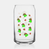 Paddenstoelkikkerpatroon Blikvorm Glas (Voorkant)