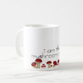 paddenstoelkoningin koffiemok (Voorkant links)